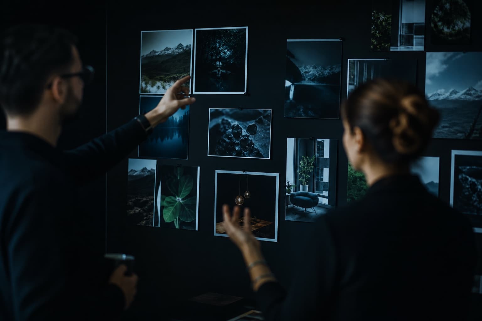 Marketing team planning campaigns and content